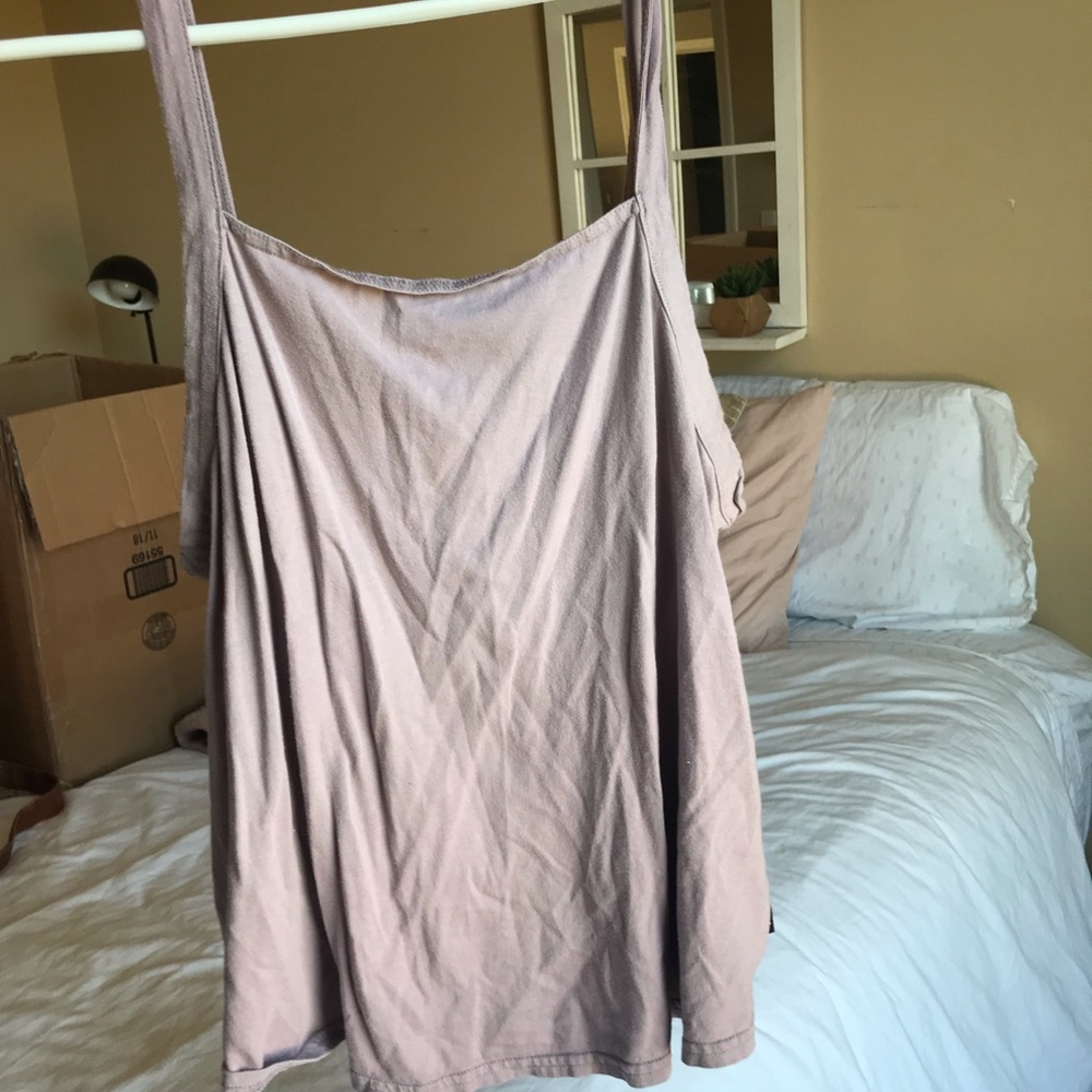 RCVA light purple cropped  tank top